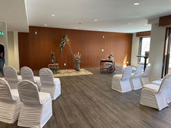 White swags - Chair Covers