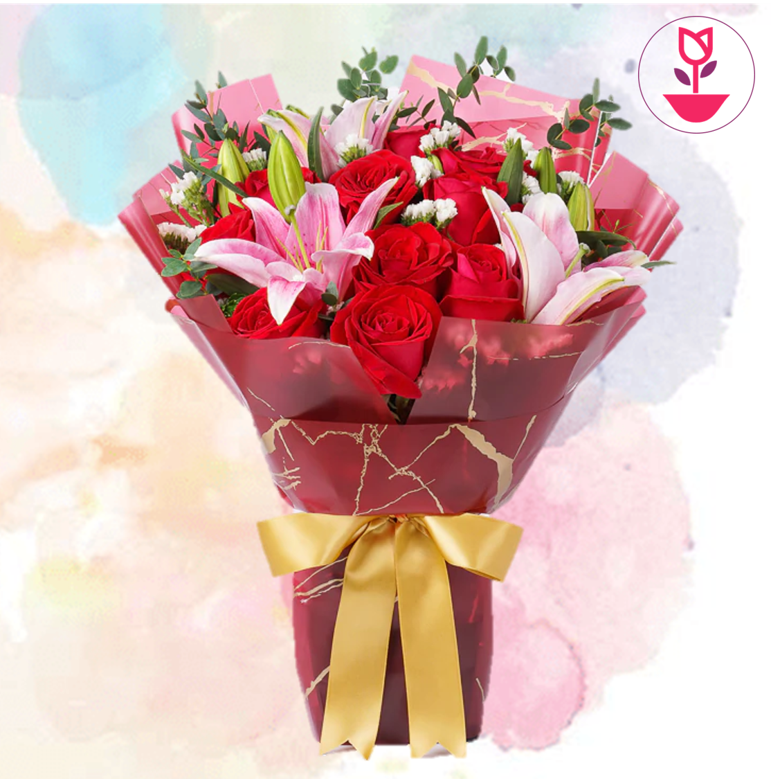 RAMO DE ROSAS ROJAS Y ACAPULCOS