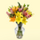 Miniatura: Arreglo floral de lirios coloridos
