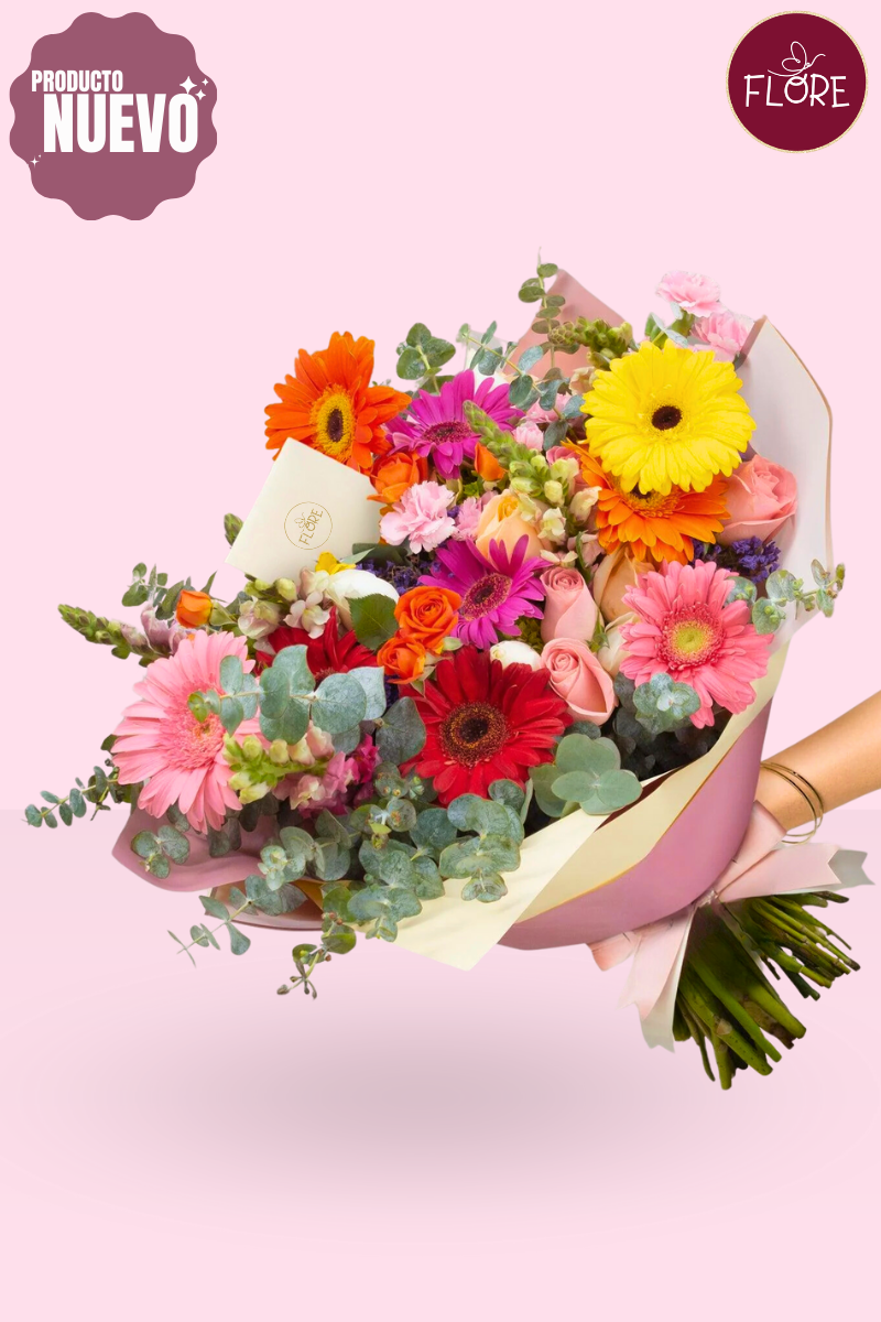 Gerberas con flores mixtas