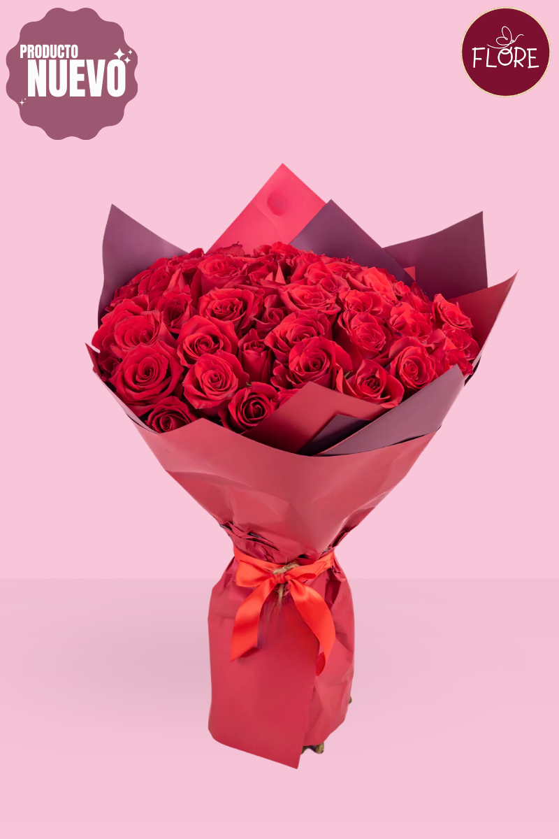 Rosas rojas Ramo