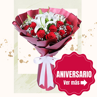 Aniversario de bodas | Amor Romance | Esposos | Bodas | Rosas | Lirios | Lilies blancas | Ramo de rosas