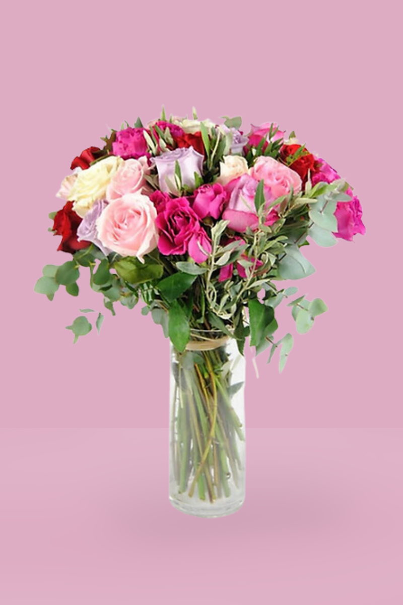 Jarrón de flores laila