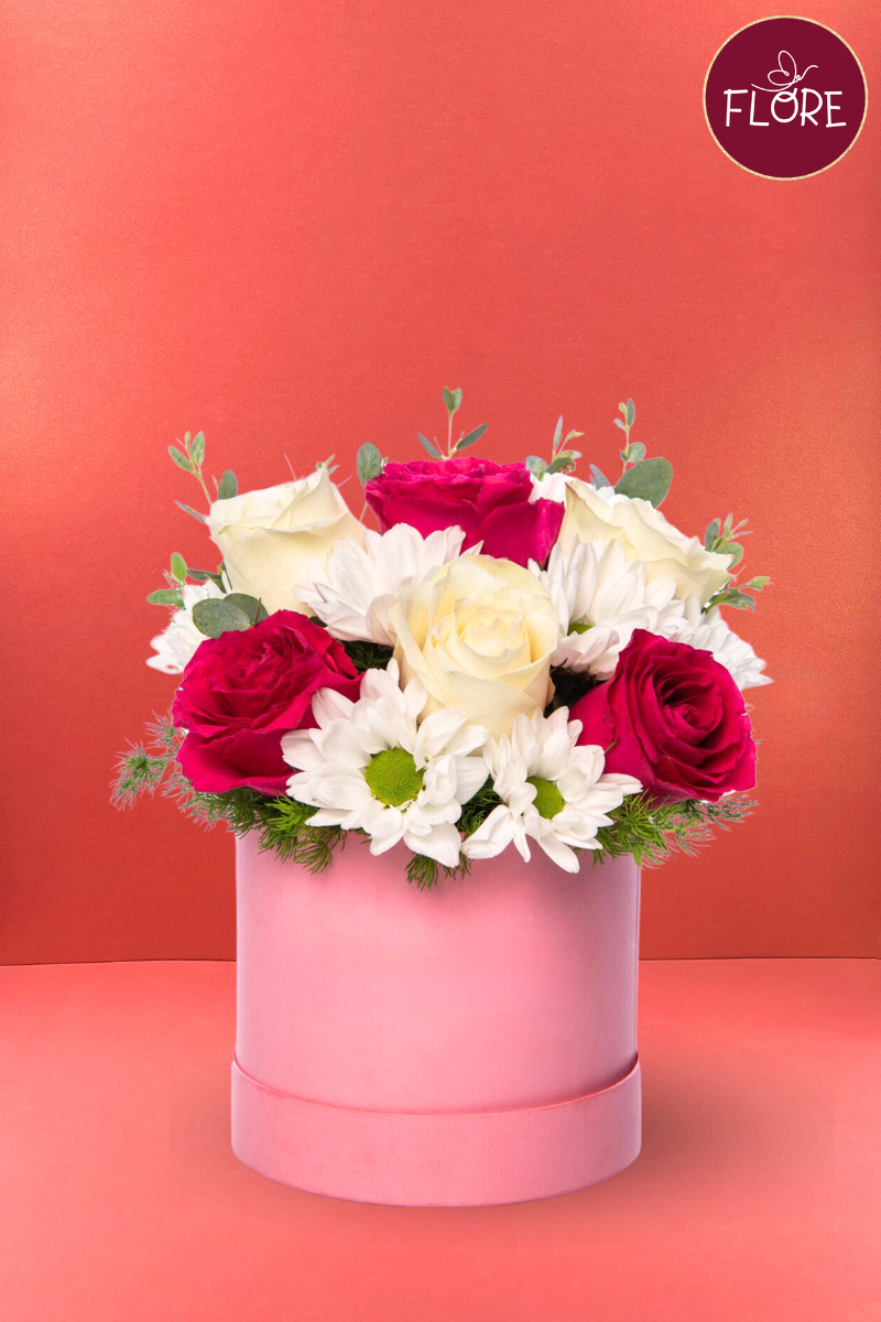 Flores en caja abi