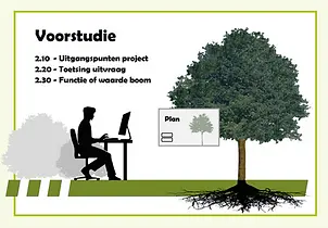 Een Bomen Effect Analyse (BEA). Voorstudie van een Bomen Effect Analyse: Het in kaart brengen van de juiste vragen, die noodzakelijk zijn om het duurzaam behoud van bomen in combinatie met de geplande werkzaamheden te waarborgen