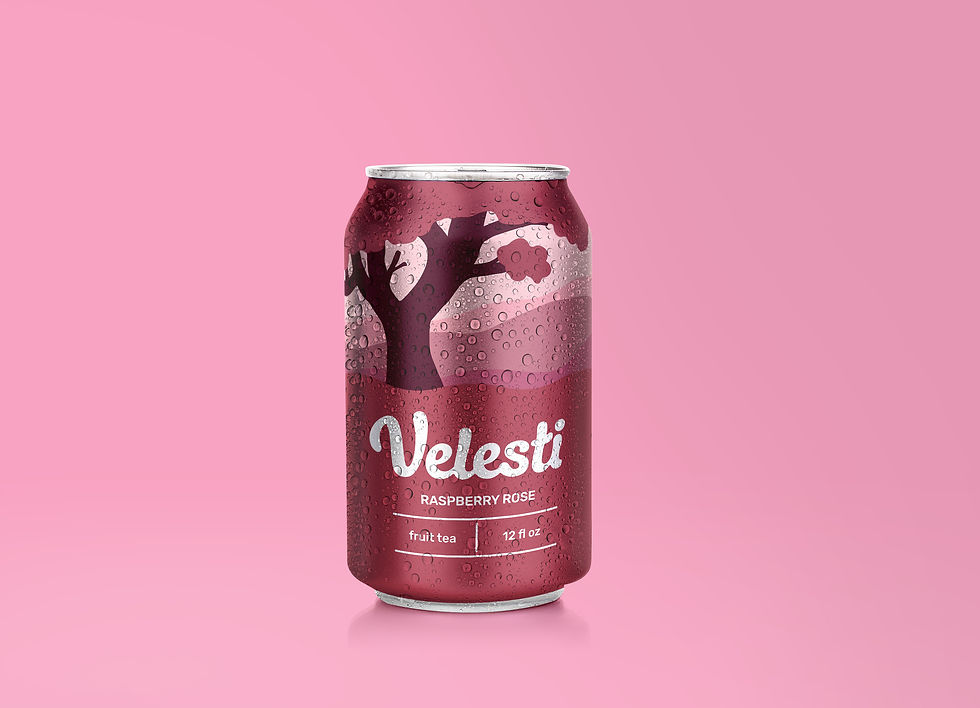 Velesti Raspberry Rose Can