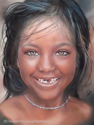 Portrait-Pastel-Passion-Humanitaire-Rakhul-ChevalierVéronique-Pastelliste
