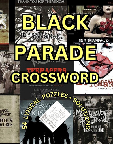 MY CHEMICAL ROMANCE CROSSWORD Favorite Band Books