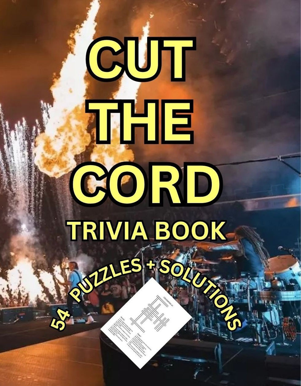 SHINEDOWN TRIVIA PUZZLE BOOK COVER FRONT