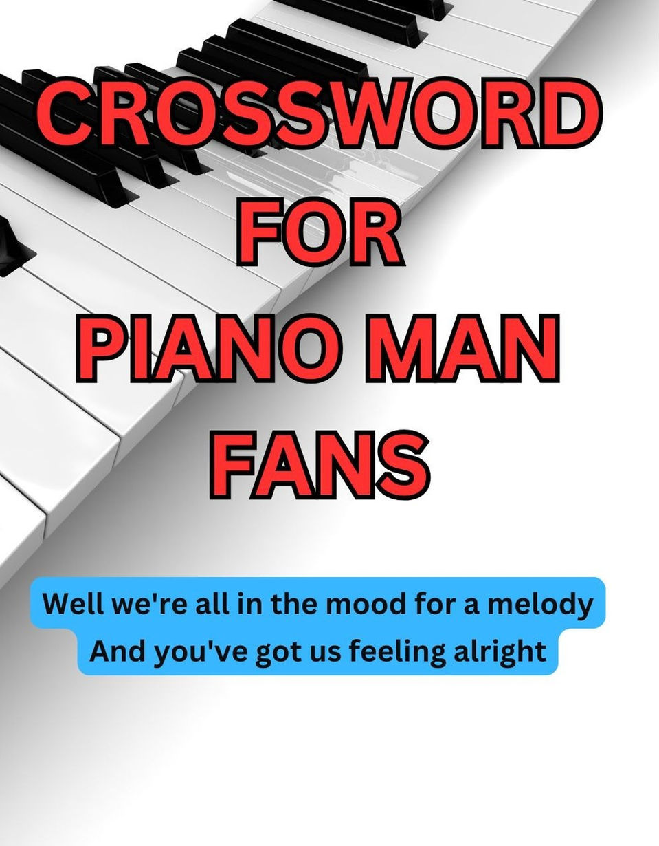 BILLY JOEL CROSSWORD PUZZLE BOOK COVER FRONT