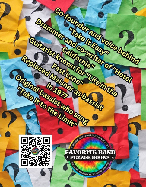 EAGLES TRIVIA PUZZLE BOOK COVER BACK