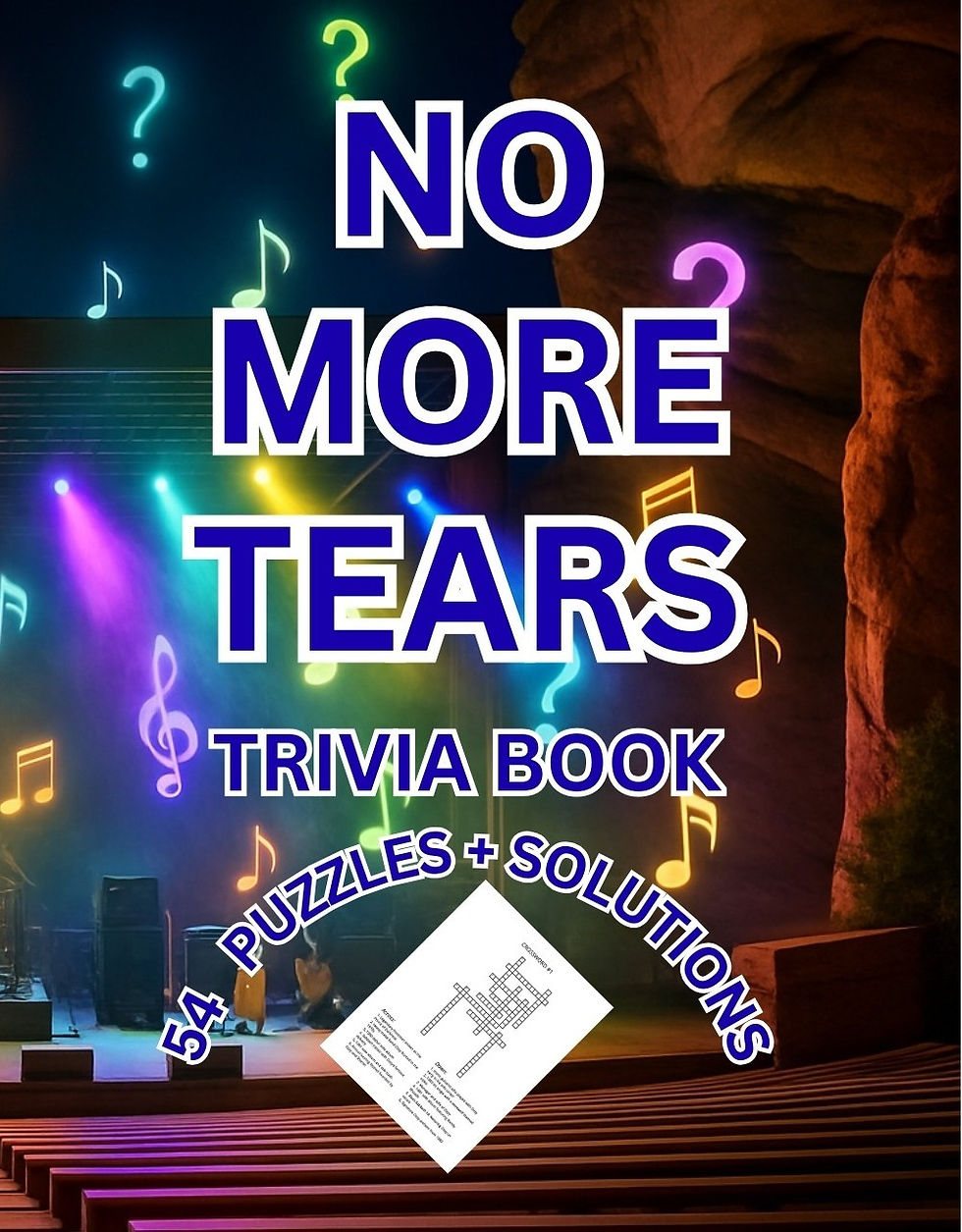 OZZY OSBOURNE TRIVIA PUZZLE BOOK COVER FRONT