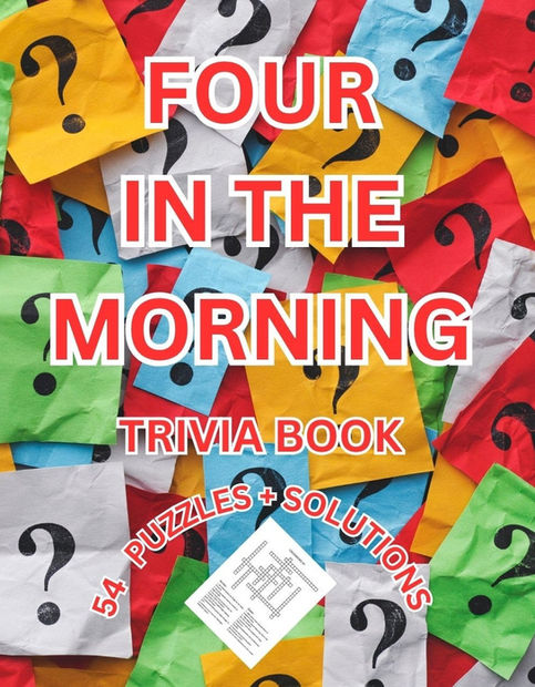 NIGHT RANGER TRIVIA PUZZLE BOOK COVER FRONT