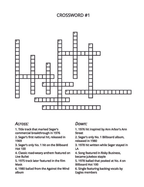 BOB SEGER TRIVIA PAGE