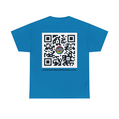 Favorite Band Puzzle Books Logo T-Shirt Back