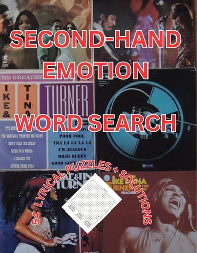 TINA TURNER WORD SEARCH | Favorite Band Books