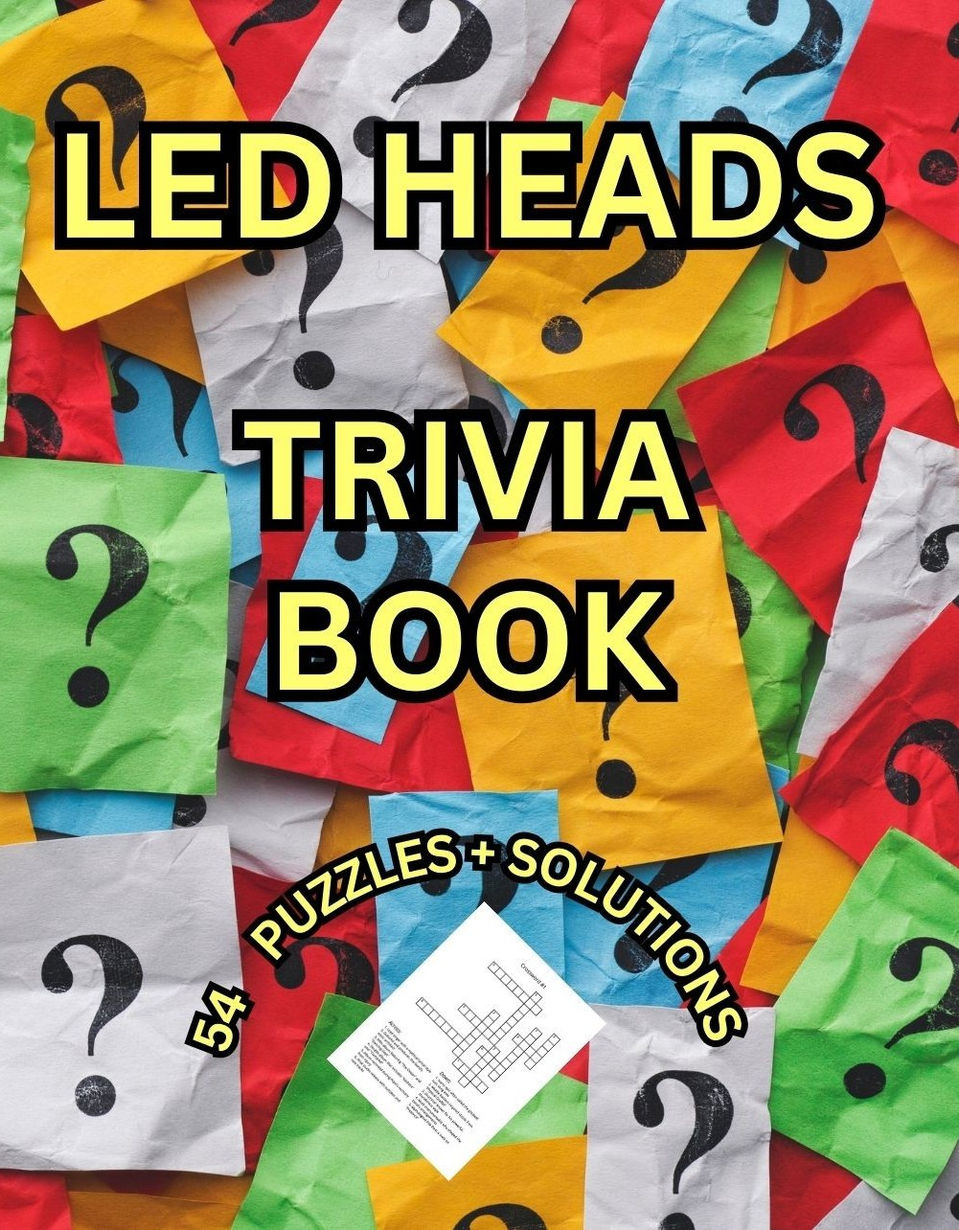 LED ZEPPELIN TRIVIA BOOK COVER FRONT