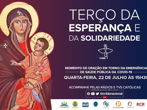 Terço da Esperança e da Solidariedade será direto da Catedral Metropolitana de Belém
