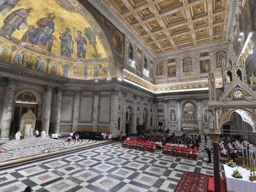 Calendário das celebrações presididas pelo Papa Francisco