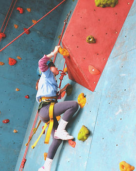 Child Rock Climbing