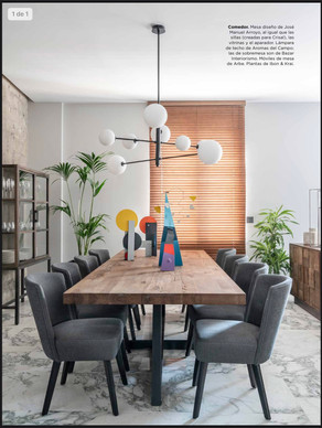 Editorial revista Interiores, proyecto en Bilbao de Jose Manuel Arroyo. Fotografía de interiores.