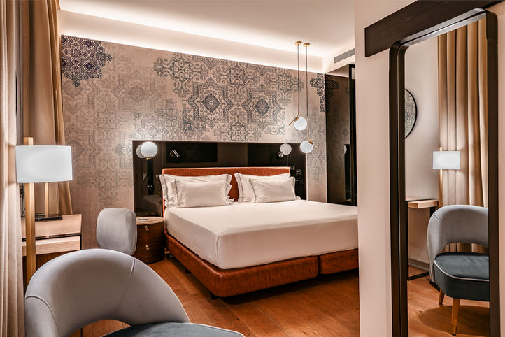 Habitación elegante, cama grande, HOTEL VINCCI UNUK 5* GL SEVILLA