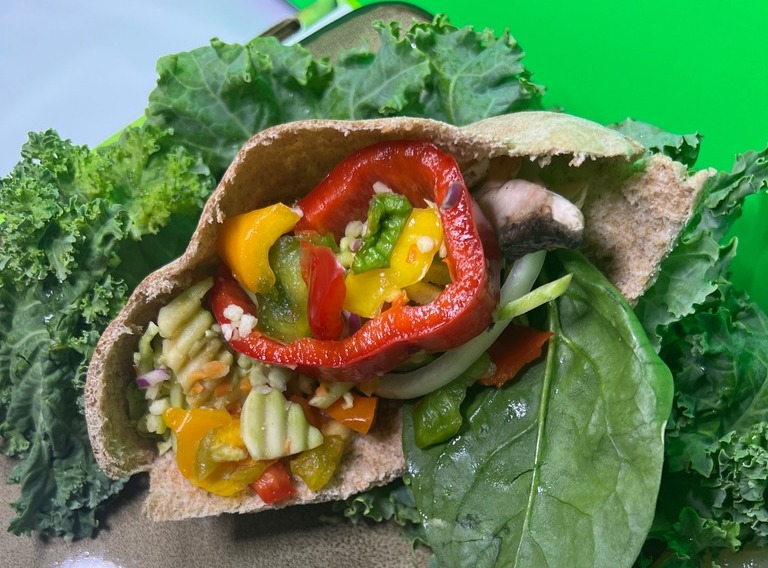 Arranged Food and Objects