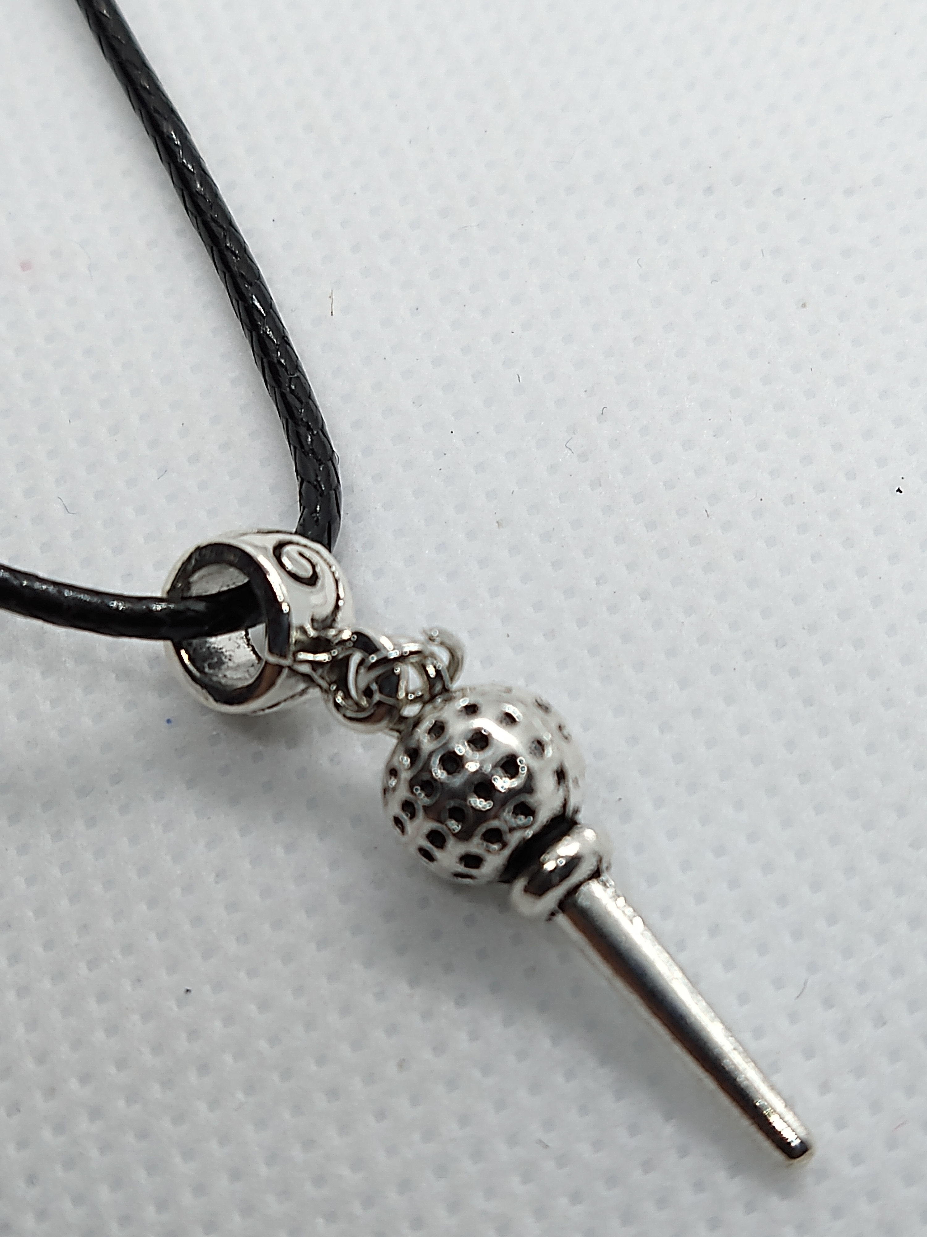 Golf Ball on a Tee Necklace