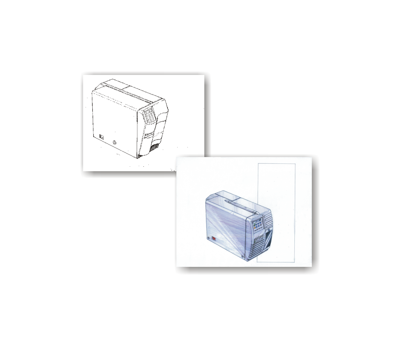 Ticket Printer - concept sketches