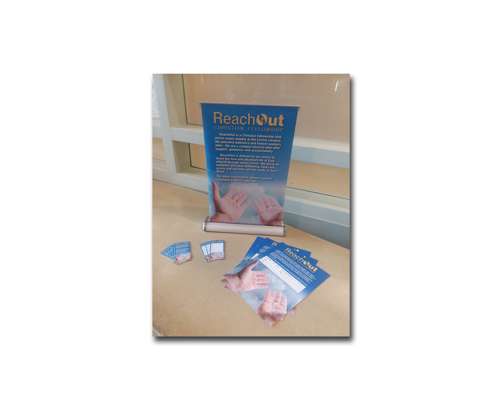 Tabletop Banner Stand, Promo Pieces