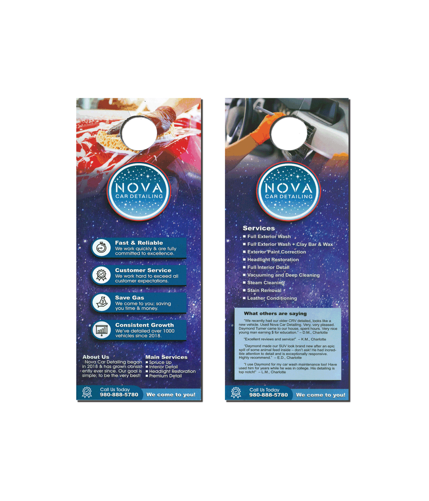 Nova Door Hangers
