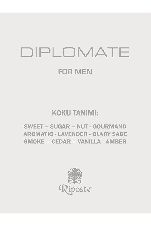 Küçük resim: Riposte Diplomate Erkek Parfüm 100 ML.