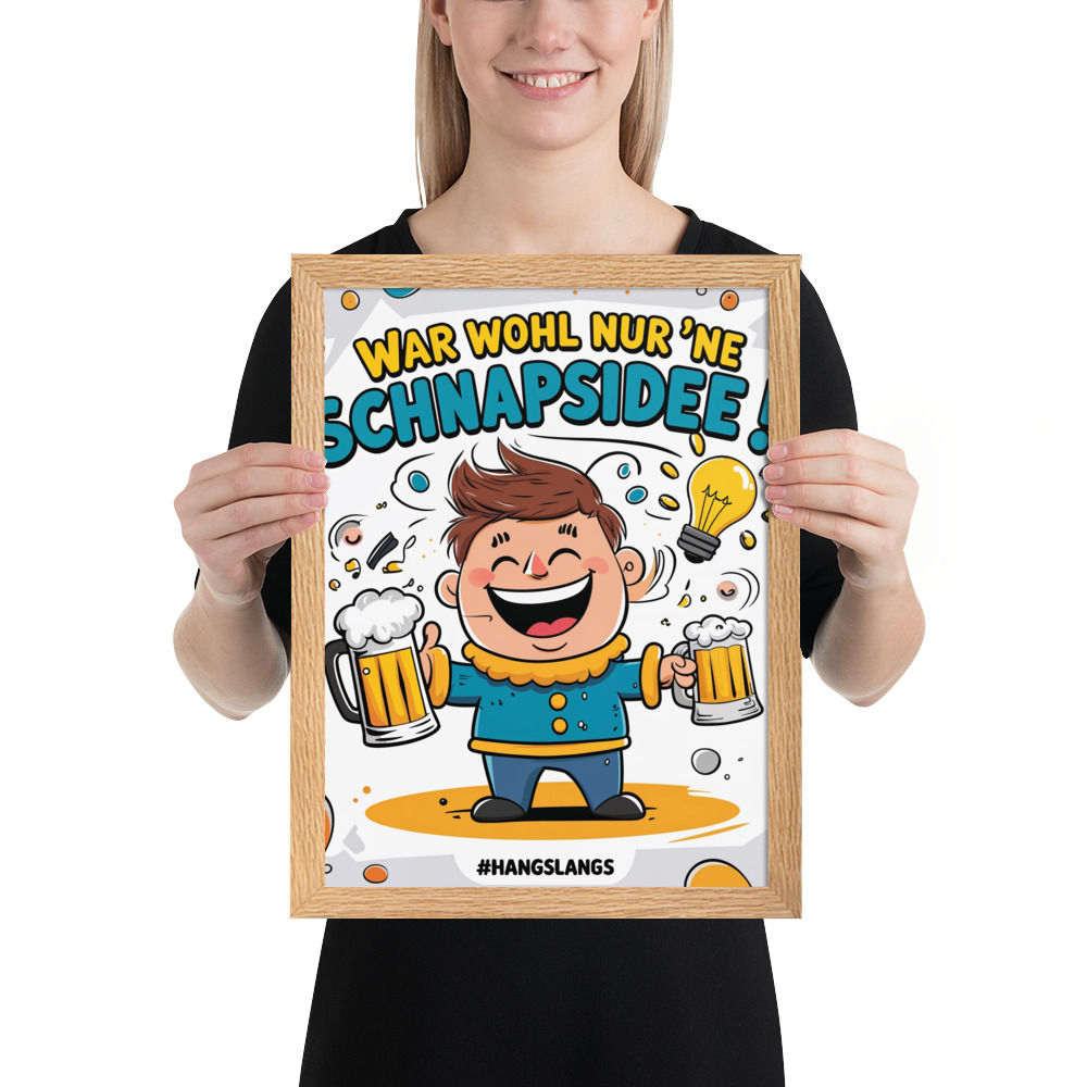 Schnapsidee - German Framed Wall Art