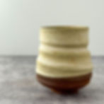 Thumbnail: Handmade Yunomi-Style Tea Cup – Wheel Thrown Pottery Tumbler or Swirl Mug