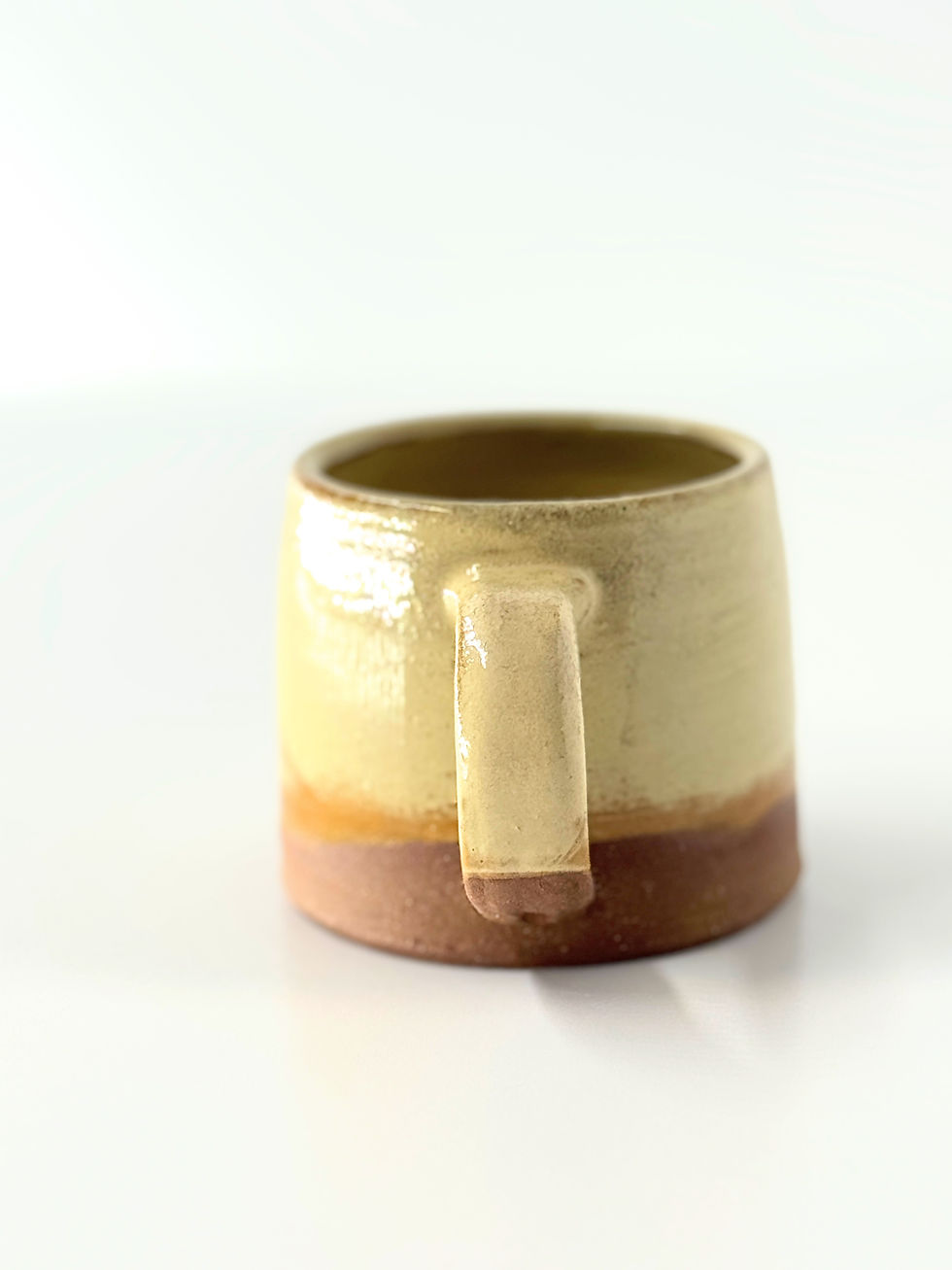 Thumbnail: Handmade Ceramic Coffee Mug, Pottery Mug, 8 oz Stoneware Tea Cup Wheel Thrown
