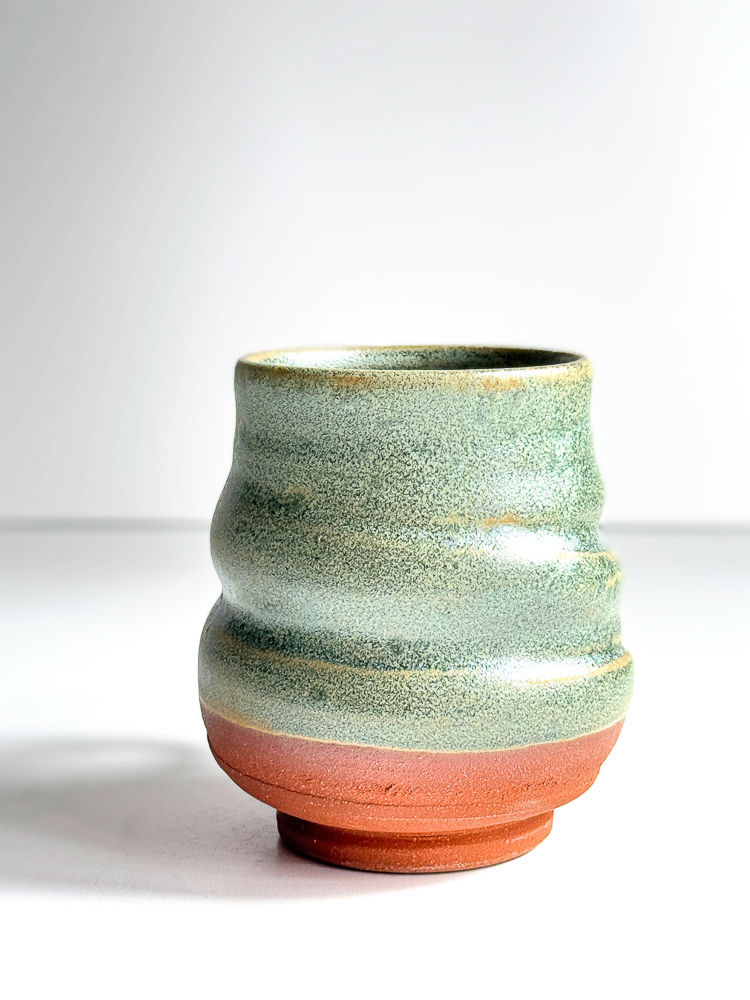 Thumbnail: Handmade Giant Mug - Red Stoneware - Wheelthrown - Coffee Mug - Stein