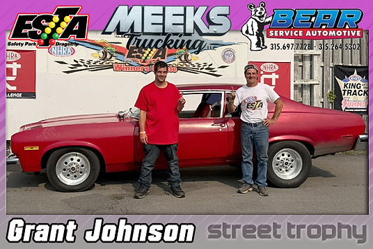 Street Trophy Winner Grant Johnson