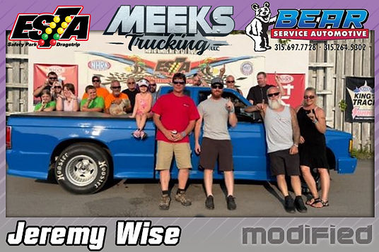 Jeremy Wise Modified Winner