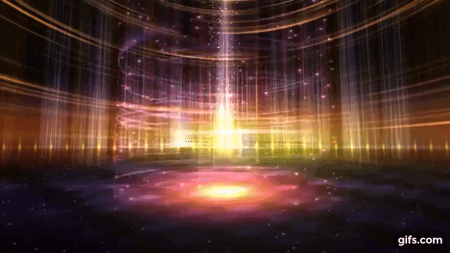 4K Center Stage Curtain Lights Show Arena 216p.gif