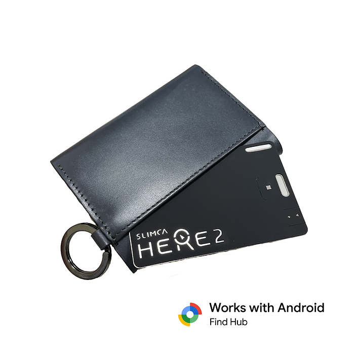 【Android 支援】Slimca HERE 2 超薄防丟卡｜銀邊設計 | Google Find Hub