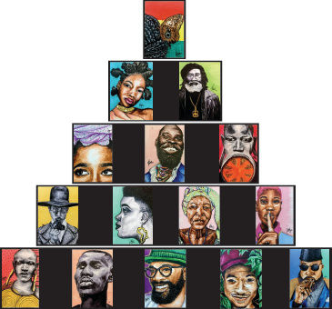 "Butterfly Effect Pyramid" by Natasha Nicole