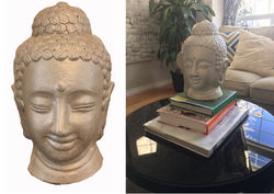 Terracotta Buddha Head