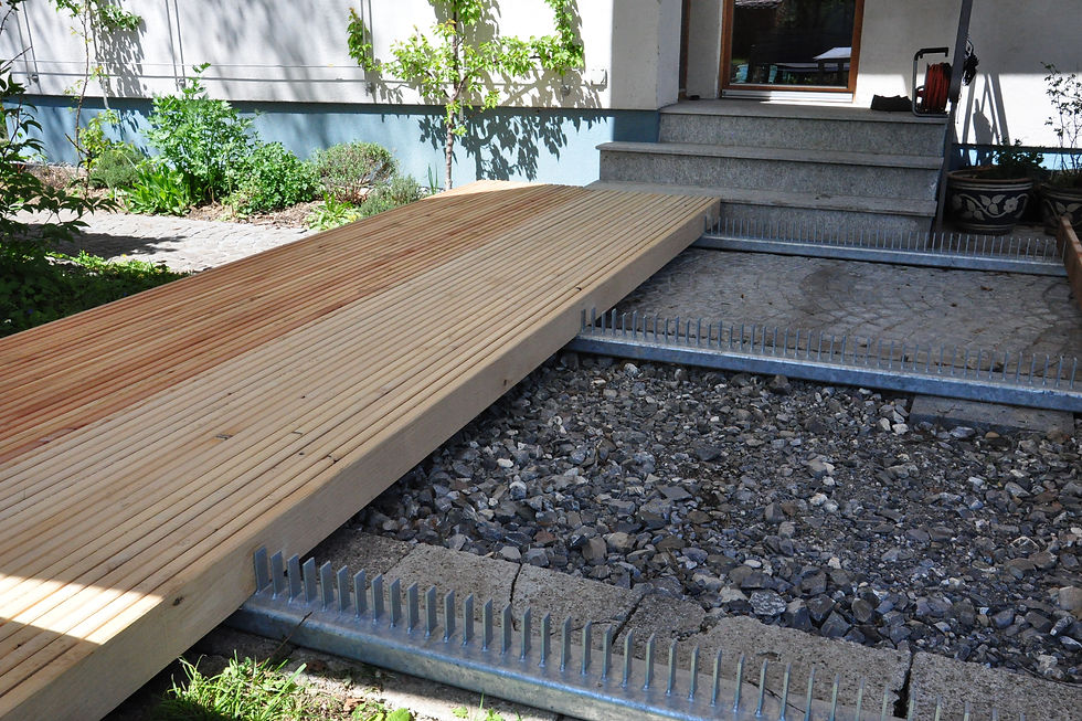 Spezieller Terrassenboden