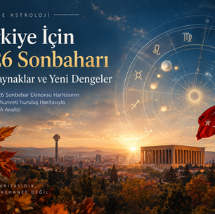 Türkiye İçin 2026 Sonbaharı: Güç,  Kaynaklar ve Yeni Dengeler