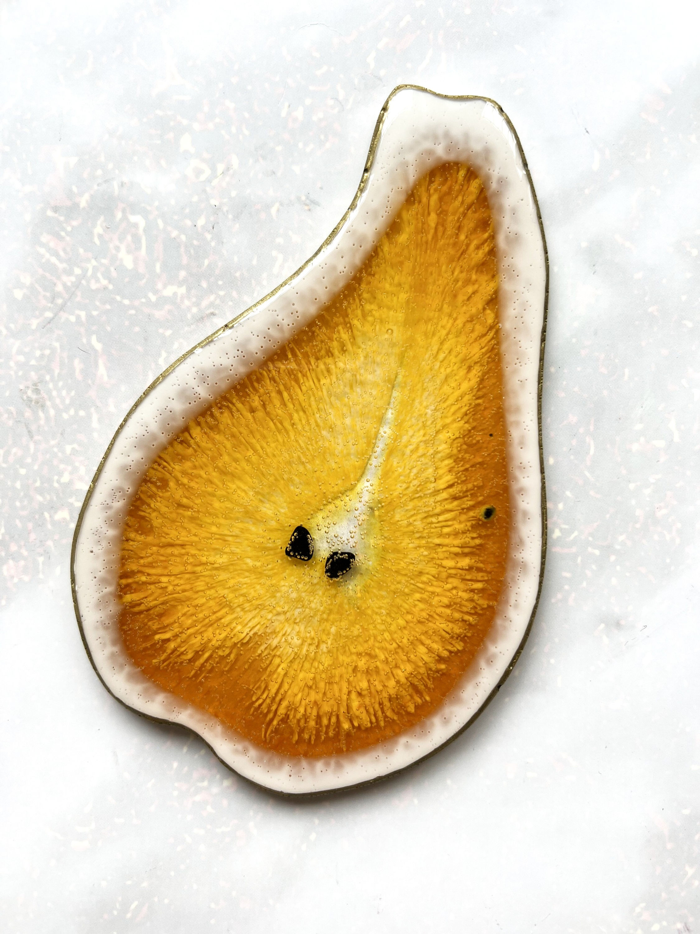 Model nr 247 silikonowa podstawka pod kubek „Gruszka ”