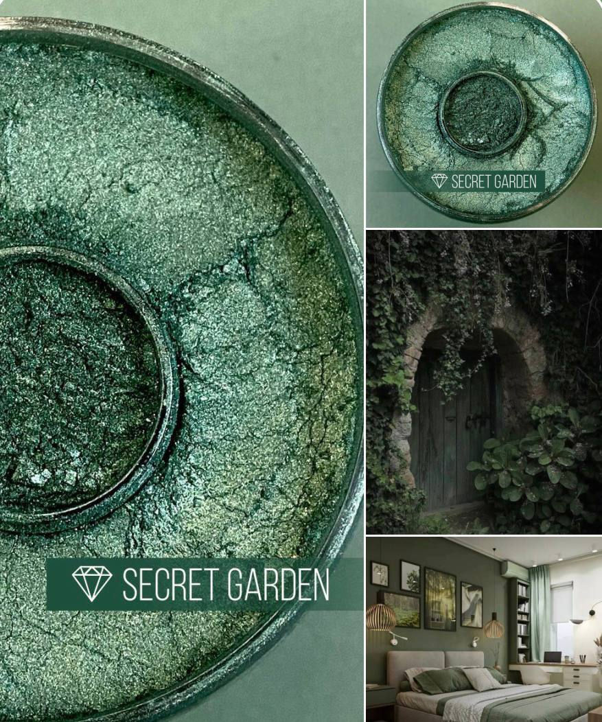 Thumbnail: Craft pigment, Secret garden