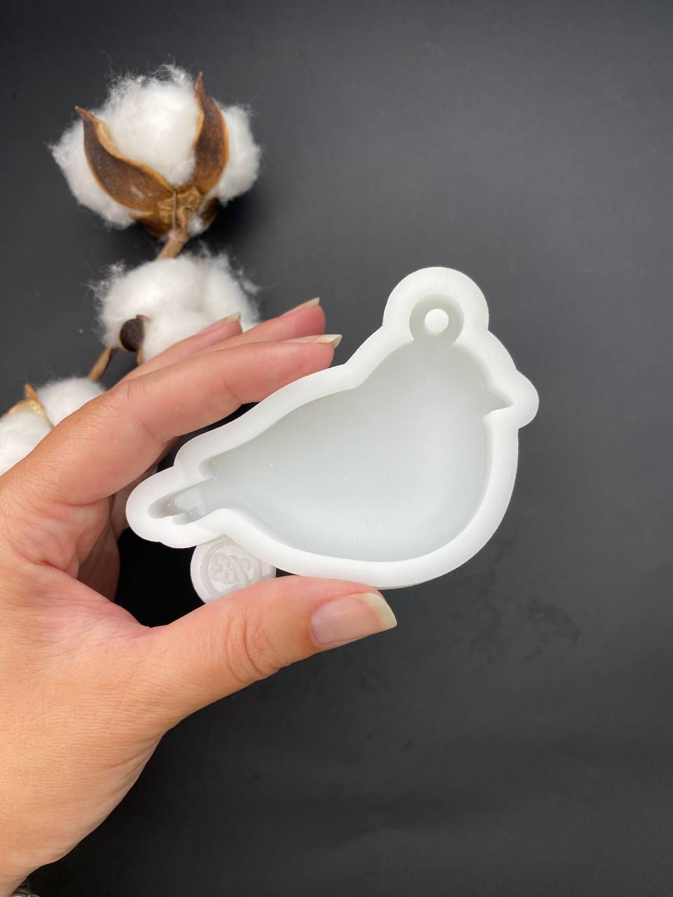 Model №283 Silicone mold for Christmas toy "Bullfinch"