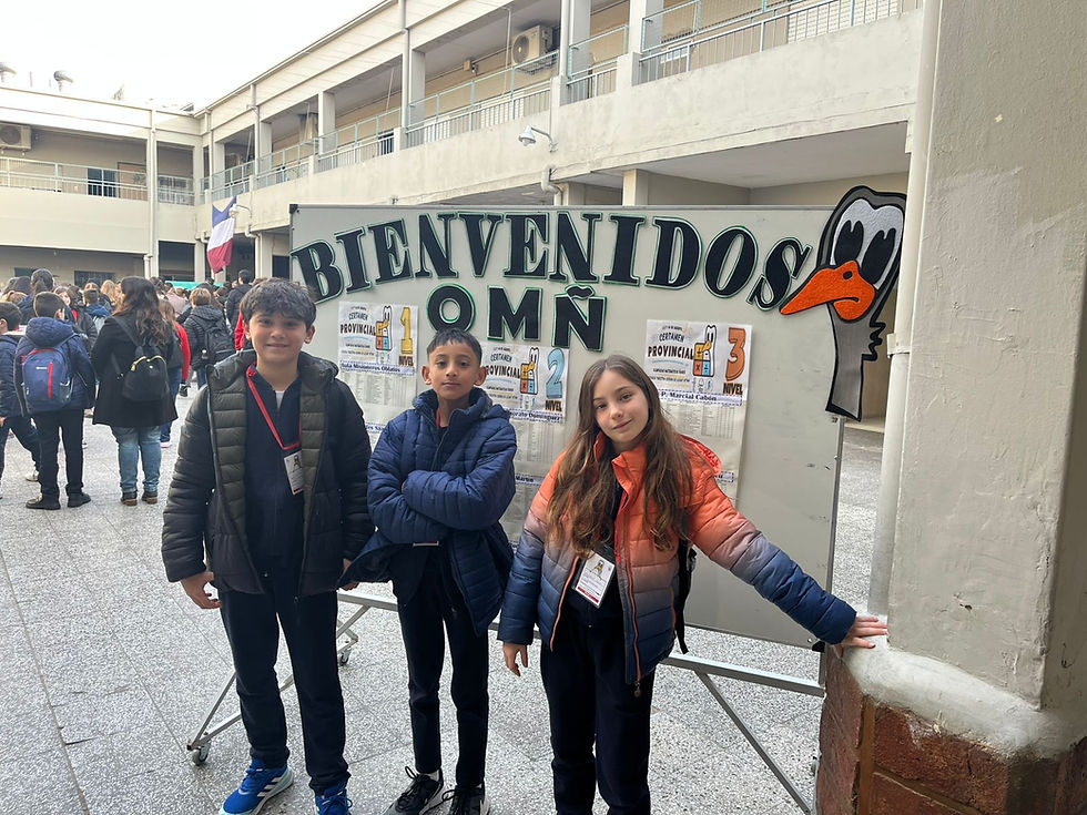 Participación en las Olimpiadas de matemáticas. 