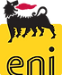 Logo textuel de ENI jaune avec un loup à 6 pattes noir