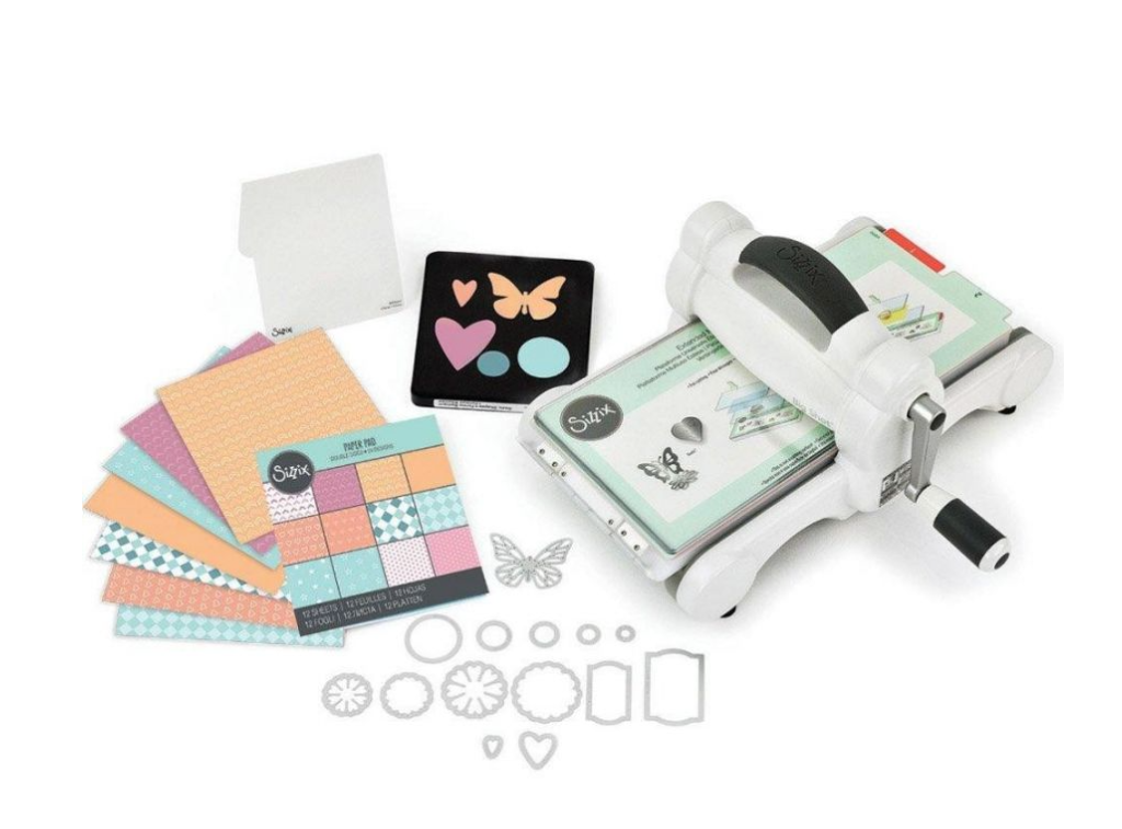 KIT DE INICIO TROQUELADORA Y MATERIALES PARA TROQUELADO SIZZIX 14 1/4"